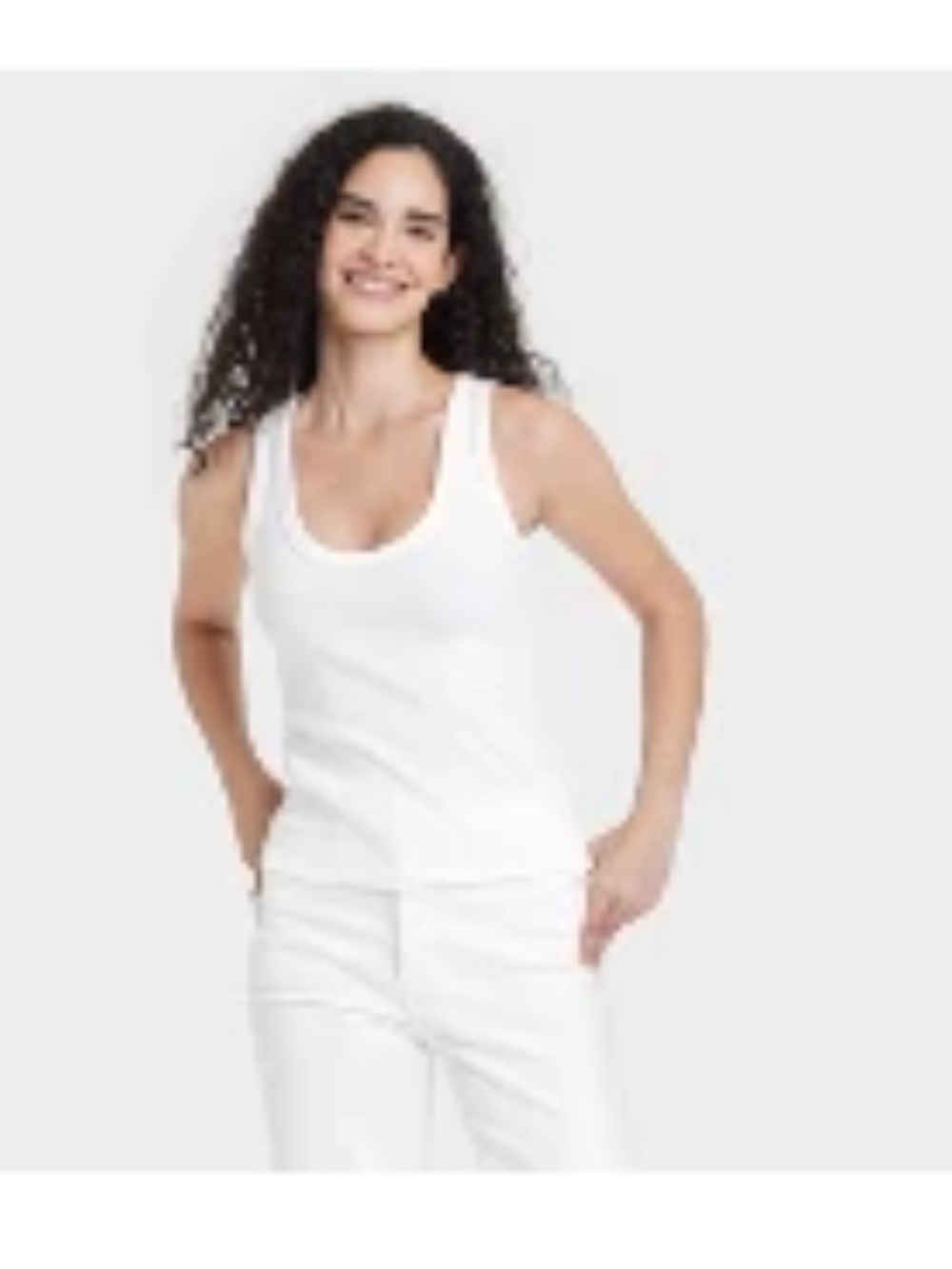 NWT Target Universal Thread Women's Slim Fit Ribbed Tank Top Size M